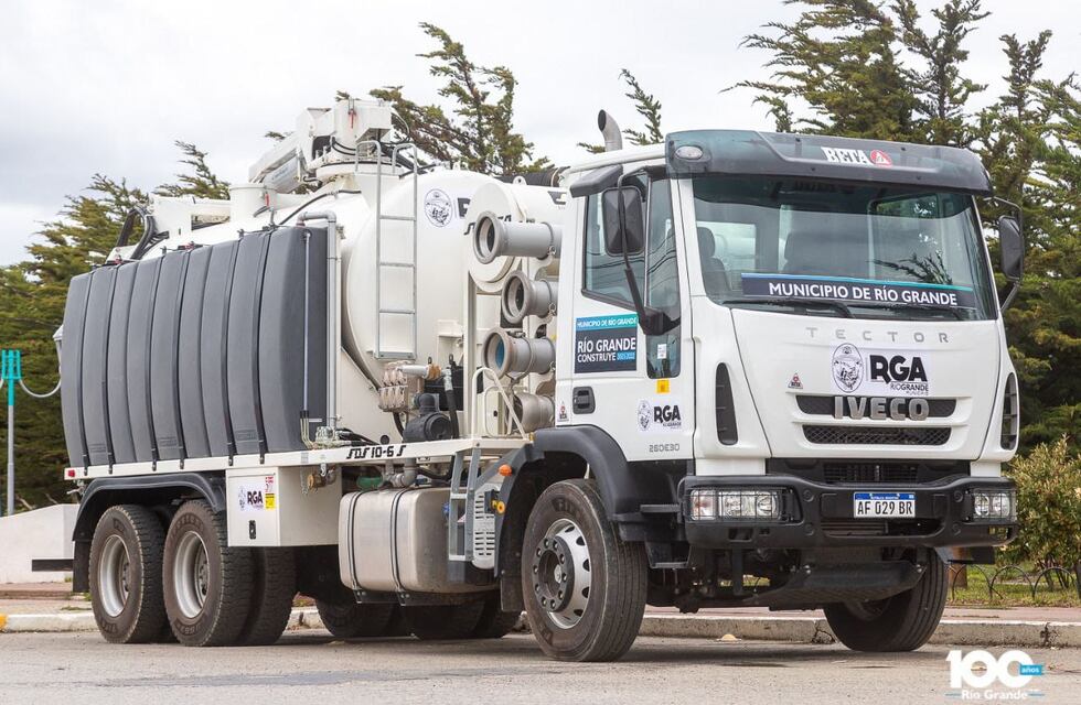 Río Grande: un nuevo camión desobstructor formará parte del parque automotor de Obras Sanitarias de la ciudad