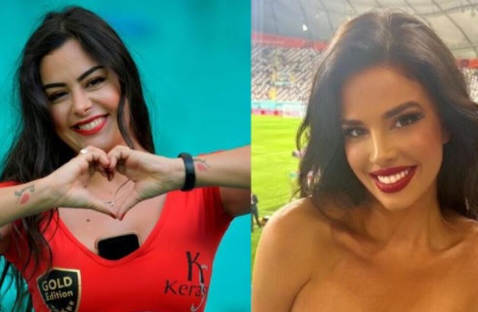 Larissa Riquelme en Sudáfrica e Ivana Knoll en Qatar: las modelos furor en el mundo del fútbol