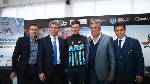 Tapia agradeció a Uñac por invitarlo al cierre del evento deportivo y felicitó a los participantes