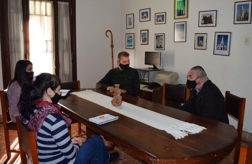 El obispo Luis Fernández recibió a Darío Cocco
