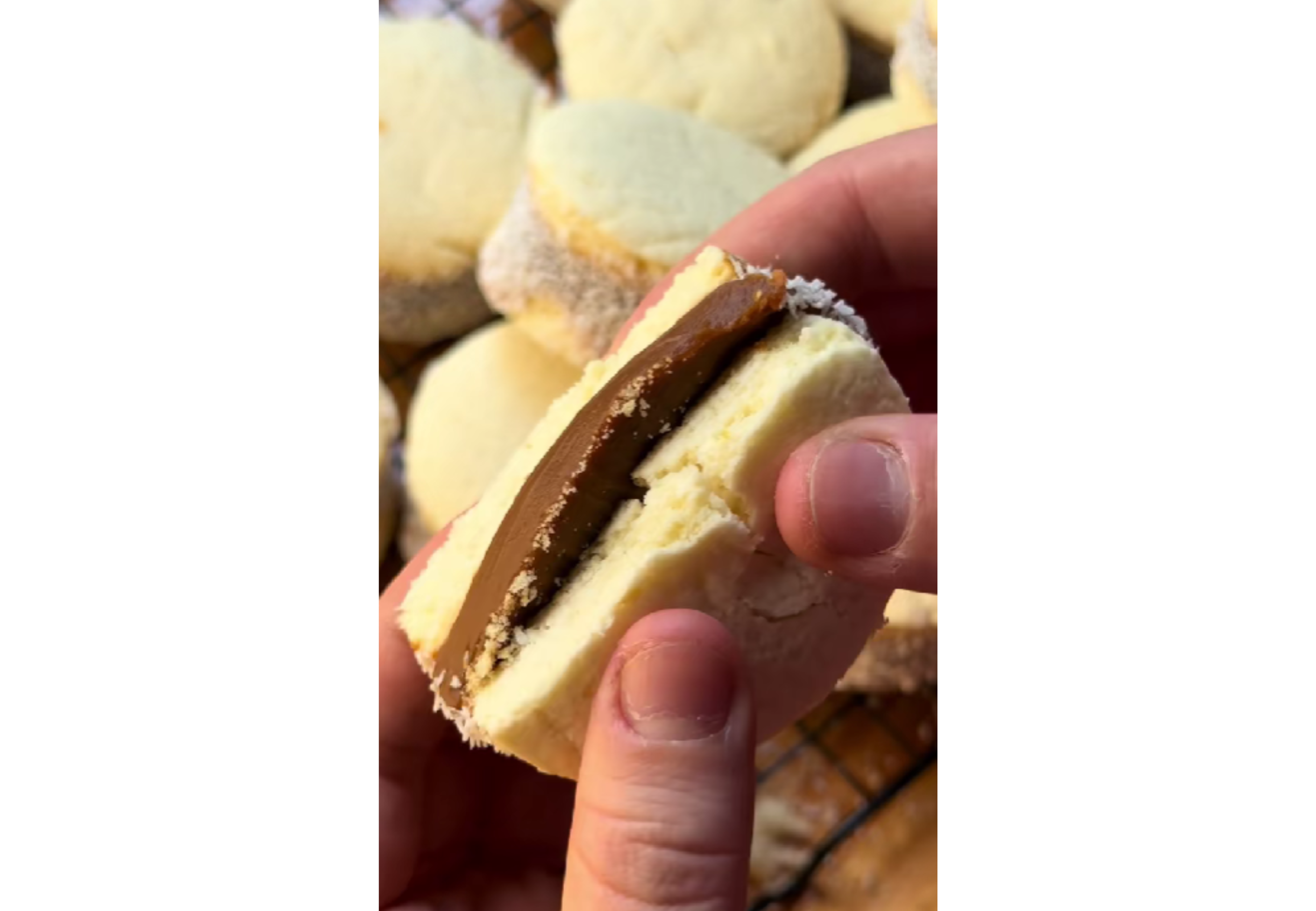 Estos alfajores de maicena son muy fáciles de hacer.
