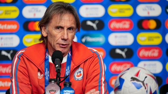 El técnico de Chile, Ricardo Gareca. Otra vez contra la Argentina (AP Foto/Julio Cortez).
