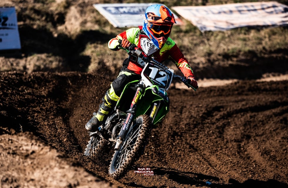 Otro gran fin de semana para Santino Riba en el Campeonato Cordobés de Motocross