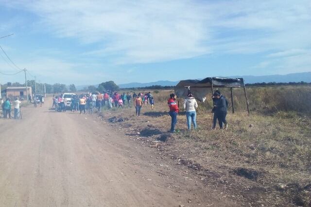 Toma de terrenos en La Moraleja, Salta