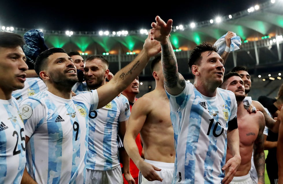 Rodrigo De Paul quiso gastar a los brasileños en los festejos en el Maracaná y Lionel Messi no lo dejó