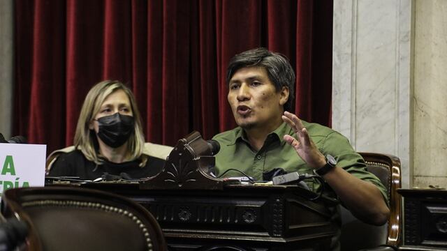 Alejandro Vilca, diputado nacional por Jujuy en el bloque del PTS-FITU.