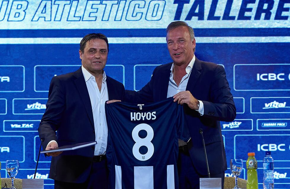 Andrés Fassi en la presentación de Hoyos habló de los objetivos de Talleres, los refuerzos y su salud