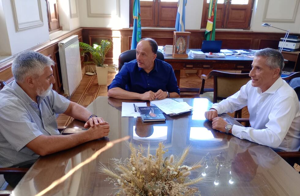 Garate y Apolonio se reunieron con un prestigioso consultor de Seguridad