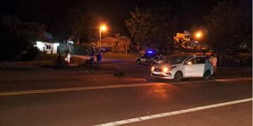 Joven con heridas graves en San Vicente luego ser atropellado por un auto.