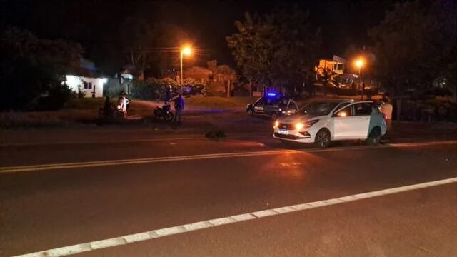 Joven con heridas graves en San Vicente luego ser atropellado por un auto.