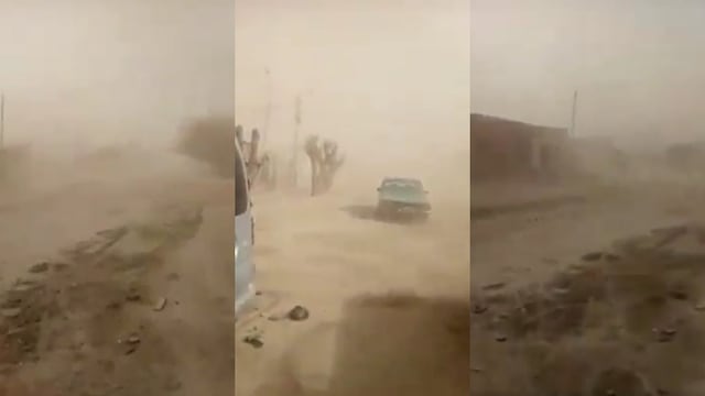 Fuerte temporal en un pueblo chaqueño, muy cerca de Salta.