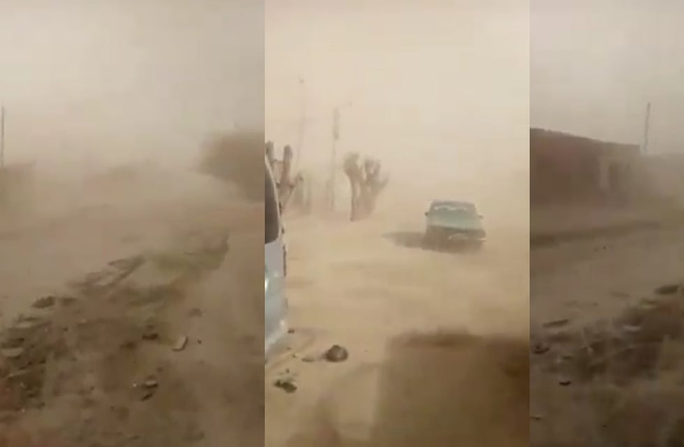 Una tormenta de arena tapó por completo un pueblo del Chaco y quedó completamente vacío