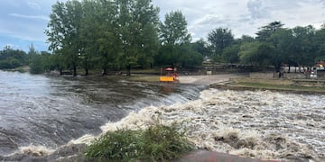 Creciente de 3.5 mts en Villa Carlos Paz