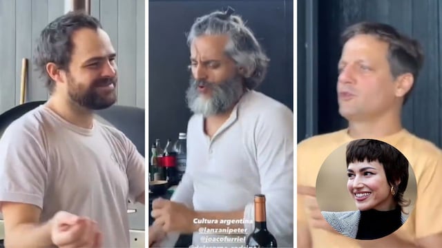 Úrsula Corberó filmó in infraganti a Rodrigo De la Serna, Peter Lanzani y Joaquín Furriel bailando como nunca.