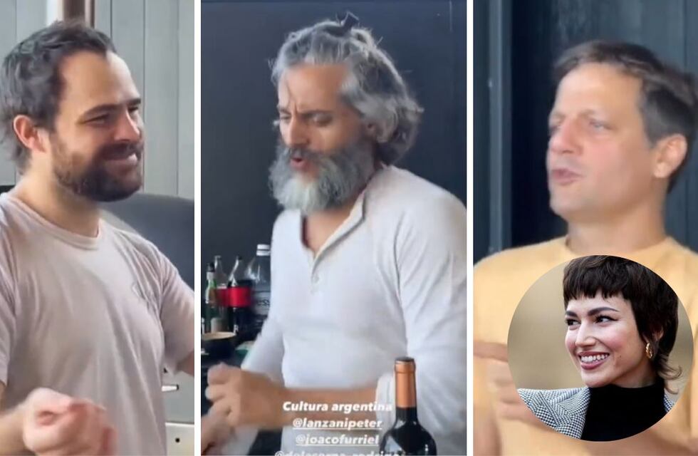 Úrsula Corberó filmó in infraganti a Rodrigo De la Serna, Peter Lanzani y Joaquín Furriel bailando como nunca