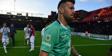 Guido Herrera, el arquero de Talleres, habló luego de caer por 2 a 1 ante Lanús. (José Gabriel Hernández / La Voz)