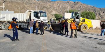 San Juan: protestas en Parque de Tecnologías Ambientales por la muerte de un trabajador atacado por una jauría (Gentileza / Tiempo de San Juan)