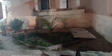 Incendio en Laguna Larga.
