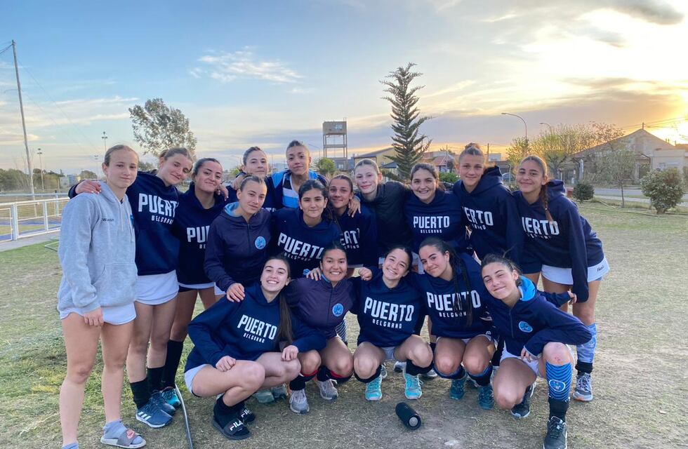 Hockey: Puerto Belgrano juega la semifinal del Regional de Clubes “B” Sub 16