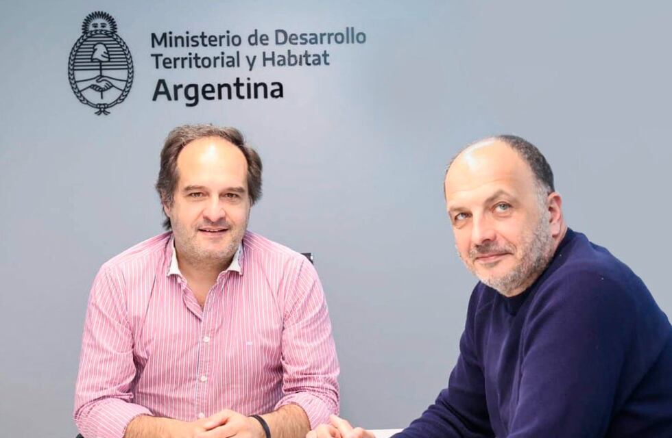 Pablo Garate en el Ministerio de Vivienda de la Nación