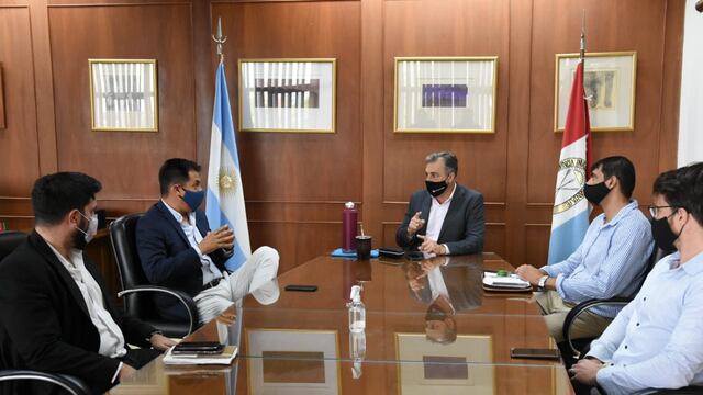 El intendente Luis Castellano se reunió con el Fiscal Federal Gustavo Onel.