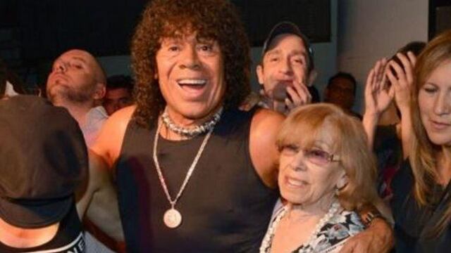 La Mona y su mamá. A los 93 años, Esilda Santillán de Rufino falleció.