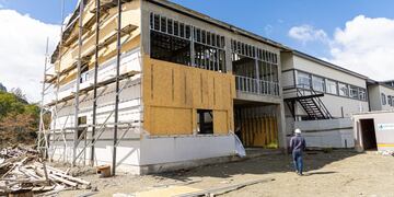 Realizan trabajos de ampliación para la escuela 47 y el Colegio Técnico Provincial