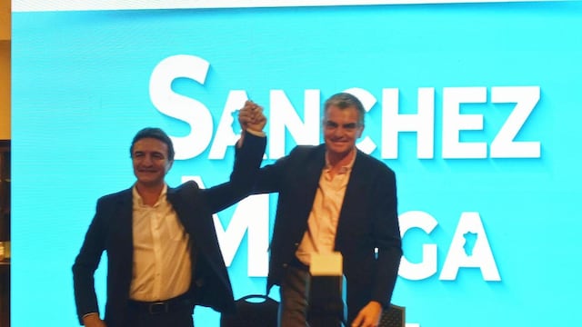 Presentaron la fórmula Sánchez-Murga.
