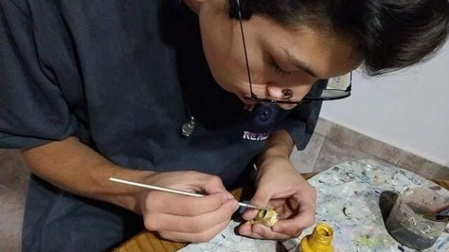 Tiziano lleva adelante un emprendimiento