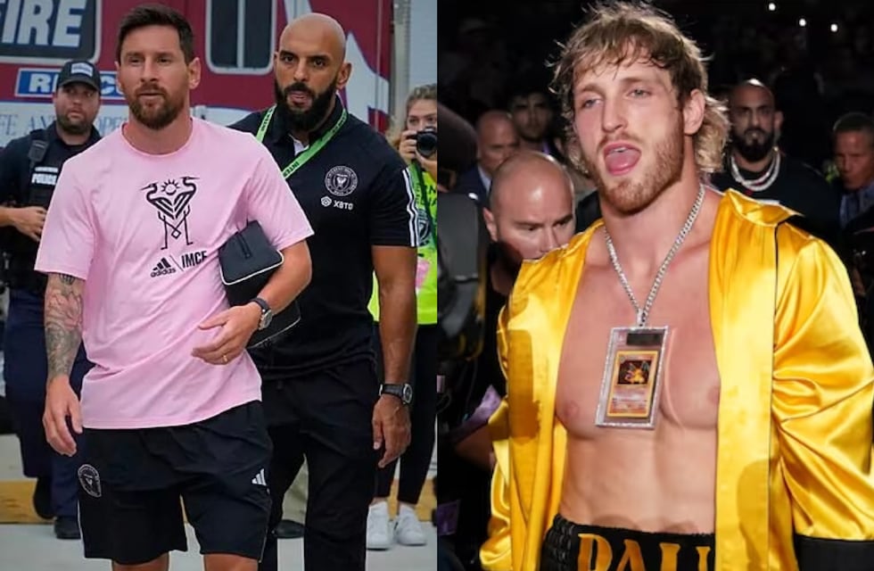 Logan Paul desafió a Lionel Messi a pelear y su guardaespaldas salió al cruce: “No sabe quién es”