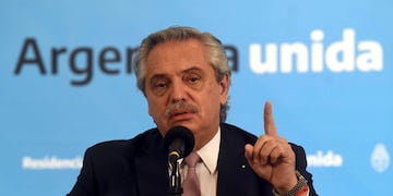 El presidente Alberto Fernández aseguró hoy que hay que ser "muy negligentes para no darse cuenta la gravedad del problema" ante el avance de la segunda ola de coronavirus. (Foto: Daniel Dabove Amb)