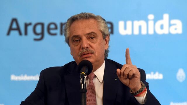 El presidente Alberto Fernández aseguró hoy que hay que ser "muy negligentes para no darse cuenta la gravedad del problema" ante el avance de la segunda ola de coronavirus. (Foto: Daniel Dabove Amb)