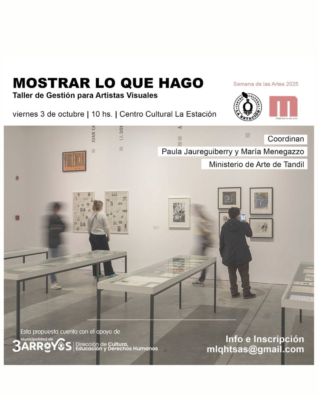 Actividades de la semana en el Centro Cultural La Estación de Tres Arroyos