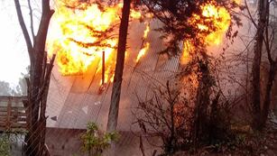 Incendio en La Cumbre