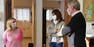 El intendente Héctor Gay visitó la Escuela Especial 509