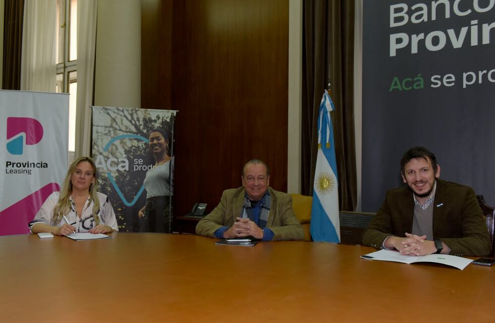 Provincia Leasing firmó un acuerdo por más de $49 millones con el municipio de Tres Arroyos