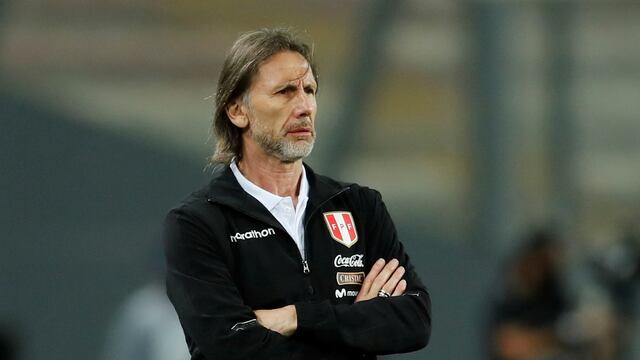 Ricardo Gareca, entrenador de la selección de Perú.