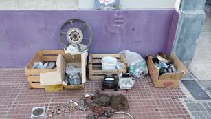 El material secuestrado por la PDI