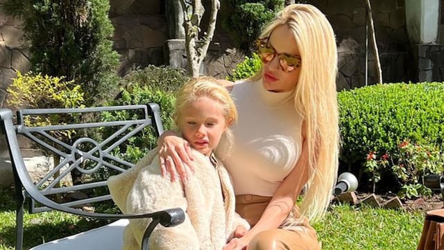 Luciana Salazar mostró la rutina de su hija Matilda en el gimnasio y causó repudio