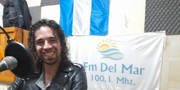 Juan Manuel, en el programa radial Contalo Como Quieras de Fm del Mar (100.1).