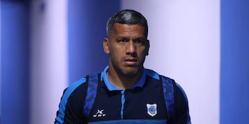 Hugo Soria, el futbolista uruguayo que defiende los colores de Gimnasia y Esgrima de Jujuy.