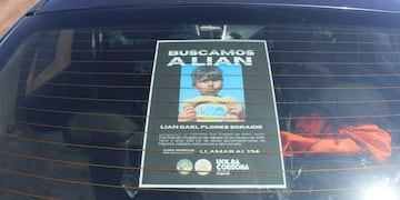 Caso Lian. Continúa la intensa búsqueda del pequeño. (Fernando Agüero/ La Voz)