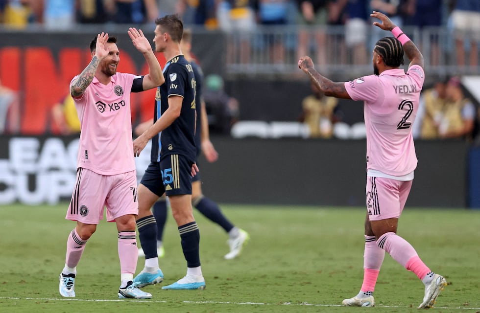 Efecto Messi: Inter Miami le ganó 4 a 1 Philadelphia Union y pasó a la final de la Leagues Cup