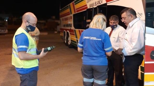 Controles en colectivos de larga distancia