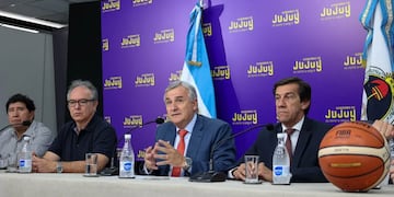 El gobernador Morales anunció para este sábado la reinauguración del estadio de la Federación Jujeña de Básquetbol, tras las obras de remodelación que insumieron una inversión de 400 millones pesos aproximadamente.