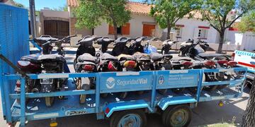 Trasladaron motos posiblemente adulteradas a la PDI