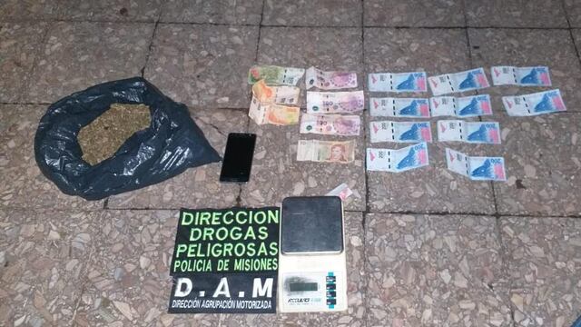 Posadas: la Policía detuvo a dos jóvenes por posesión de marihuana