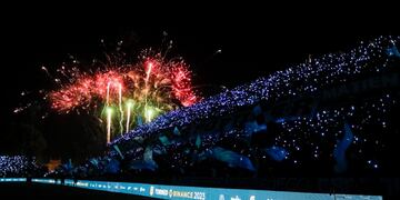 Deslumbrante. Belgrano volvió a brillar con sus recibimientos, en el 3-1 sobre Banfield.