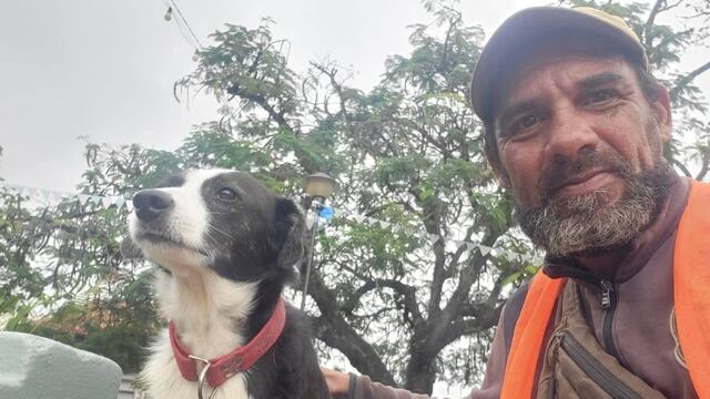 Un ciclista busca desesperadamente a su perra “Resaca” tras un accidente en Garuhapé.