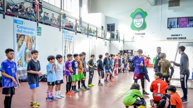 Ushuaia: más de 300 chicos participaron en las pruebas de Argentinos Juniors